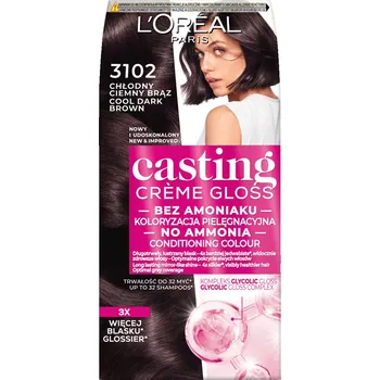 Barva na vlasy Barva na vlasy LOREAL CASTING CREME 3102 chladná tmavě hnědá