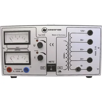 Statron 5340.1 laboratorní zdroj s nastavitelným napětím, 0 - 12 V/AC, 3 A, 72 W, výstup 2 x, 5340.1
