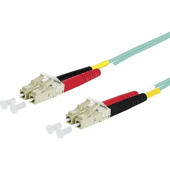 Datový kabel Metz Connect 151J1JOJO50E optické vlákno optické vlákno kabel 5.00 m tyrkysová [2x zástrčka LC - 2x zástrčka LC] 50/125 µ Multimode OM3