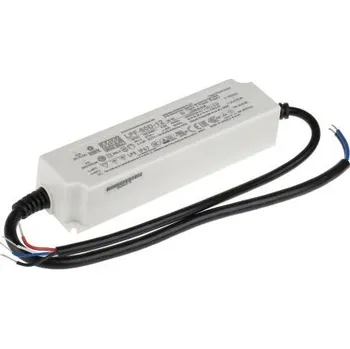 Napájecí zdroj pro osvětlení Budič LED LPF-60D-12 12V 5A 60W ztlumování: 1–10 V PWM odpor IP67 konstantní napětí MEAN WELL