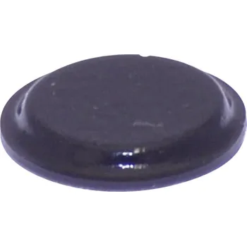 TOOLCRAFT PD2122SW podstavná nožka přístrojová samolepicí, kulatá černá (Ø x v) 12.7 mm x 1.8 mm 1 ks