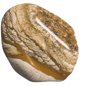 Drahý kámen Jaspis obrázkový tromlovaný XL