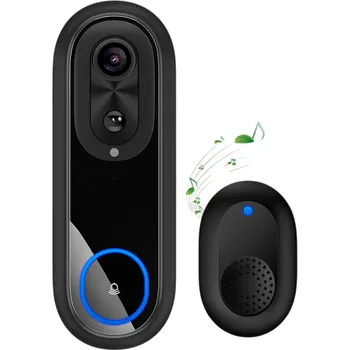Domovní zvonek WiFi video zvonek s kamerou 13,5 x 5 x 3 cm 1080P Tuya Smart bezdrátový domovní zvonek s interkomem IP65