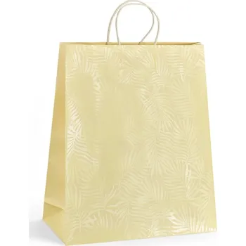 Nákupní taška Béžová luxusní taška Apulie 32x13x39 G109