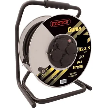 Prodlužovací kabel Prodlužovací Kabel bubnový s uzemněním 30m OW 3x2,5 IP44 PZB-1111-30G/2,5