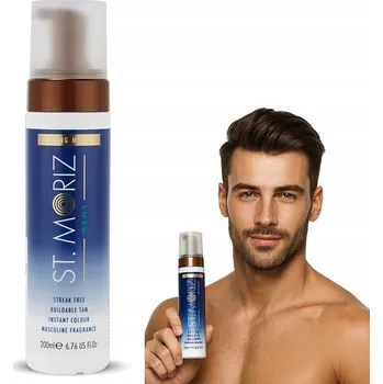 Opalování Samoopalovací pěna St.Moriz Men's Tanning Mouse Fast Tan 200 ml