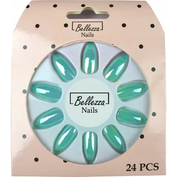 umělá květina UMĚLÉ NEHTY TIPSY DUHOVÉ - 24 ks - ZU17