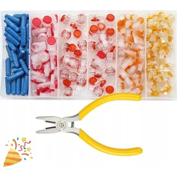 SADA TELEFONNÍCH KONEKTORŮ 240 KUSŮ, ANTIKOROZNÍ OLEJ, MĚDĚNÉ