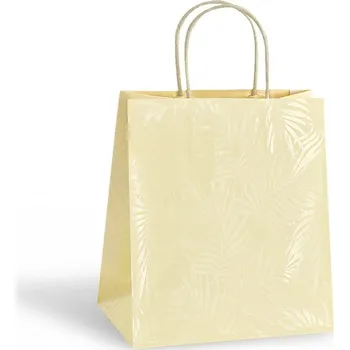 Nákupní taška Béžová luxusní taška Apulie 20x10x23 G107