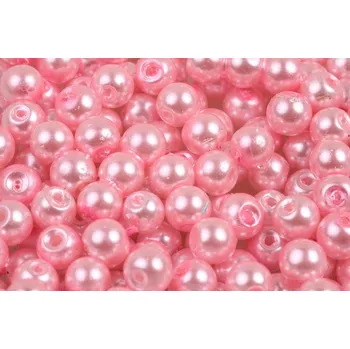 Dětské navlékací korálky Korálky voskované č. 6 - 6 mm