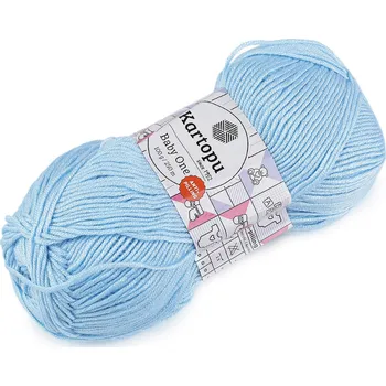 Příze Pletací příze Baby One 100 g, střední, 9 (544) modrá světlá