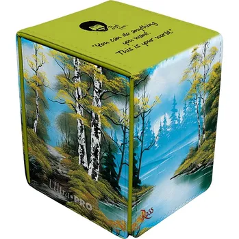 Příslušenství ke karetním hrám Ultra Pro Bob Ross Lakeside Path Alcove Flip Deck Box