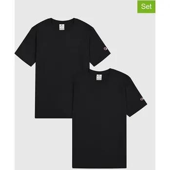 Tričko Champion Schwarz 184105 L