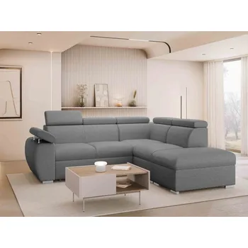 Sedací souprava Rohová sedačka Giza 2RR1P, Strana: Pravá - 2r+R+1p(65)+PUFAp, Potah: Aragon 93 MIRJAN 5903211337970