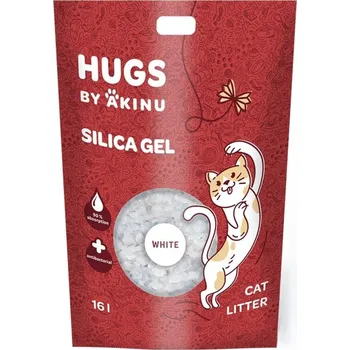 Podestýlka pro kočku Hugs By Akinu Silika gel bílý stelivo pro kočky