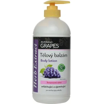 Vivaco Herb extrakt Tělový balzám hrozno HERB EXTRACT 500 ml