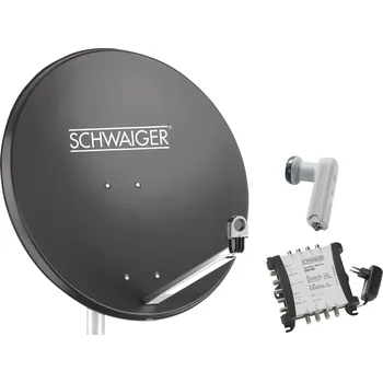 Set top box Schwaiger SPI9961SET6 satelit bez přijímače Počet účastníků: 8 80 cm