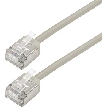 Datový kabel Maxtrack TI54-1L RJ45 síťové kabely, propojovací kabely CAT 8.1 U/FTP 1 m flexibilní provedení 1 ks