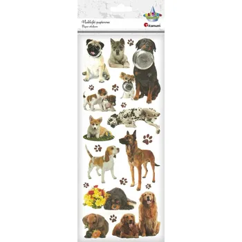 samolepka Samolepky Psi v1 21 ks Titanum