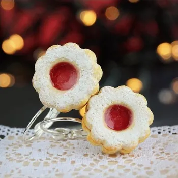 Náušnice CircusMind Sladké náušnice Fimo - linecké kytičky S2309