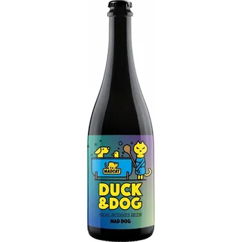 Pivo DUCK & DOG - MAD DOG hazy IPA 16 /6,9 %/ 0,7 l sklo
