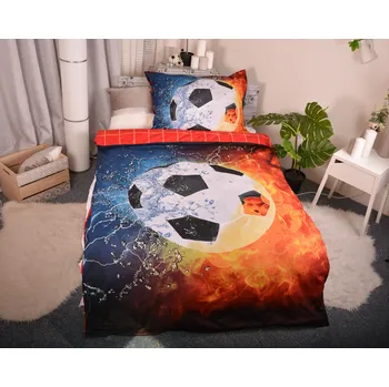 Povlečení Aaryans povlečení 3D Fotbal II. 140x200/70x90cm