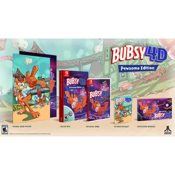 Hra pro Nintendo Switch Bubsy 4D Pawsome Edition (Switch)