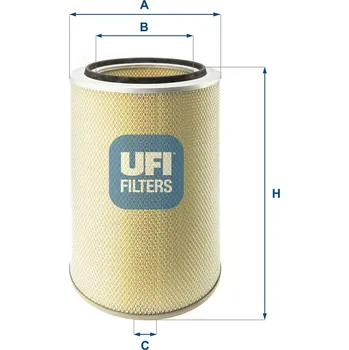 Filtr do auta Vzduchový filtr UFI 27.563.00