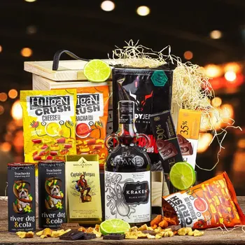 Dárkový potravinový koš Bedna Kraken Standardní víko