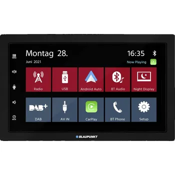 Autorádio Blaupunkt Mannheim 600 DAB multimediální přehrávač do auta (2 DIN) Android Auto(TM), konektor pro dálkové ovládání na volant, konektor pro couvací kameru, Apple