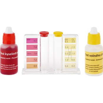 Bazénová chemie Tester kapkový Lagrada chlór a pH