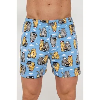 Pánské spodní prádlo Trenýrky Cornette Classic 001/184 Světle modrá 2XL