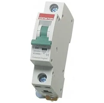 Jistič MCB 1P 6A vypínací výkon 10 kA, charakteristika: vypínací charakteristiky Typ C CPB1006C