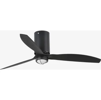 MINI TUBE FAN M LED, černá, stropní ventilátor s DC motorem - FARO