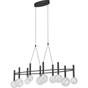 Redo Závěsné LED svítidlo BOLLA, 44W, š. 121 cm, CCT 2700-3000K Barva: Černá