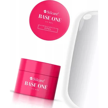 Lak na nehty Base One French White Opal Stavební Gel UV 15g na nehty, samovyrovnávací