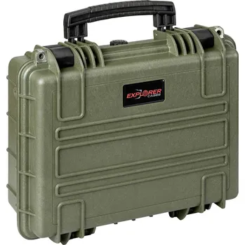 turistický batoh Explorer Cases 3815HL.G green with pick a pluck foam outdoorový kufřík, (š x v x h) 38 x 27 x 16 cm, olivově zelená , 3815HL.G