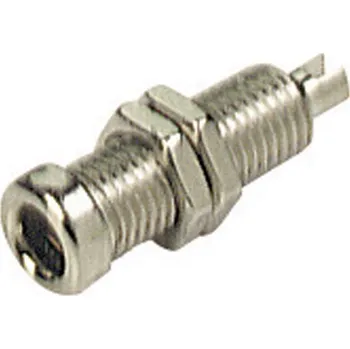 Krokosvorka Hirschmann Test a Measurement BU 10 zdířka pro banánek zásuvka, vestavná vertikální Ø pin: 4 mm poniklovaná 1 ks