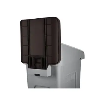 Odpadkový koš Víko nádoby na odpad, Hnědá Plast, pro použití s: Recycling Station Starter Kit, Waste Stream Label Kit 362mm