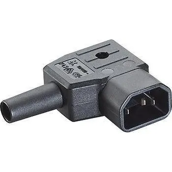 Elektrická zásuvka Bachmann 915172 IEC zástrčka C13/C14 černá 1 ks