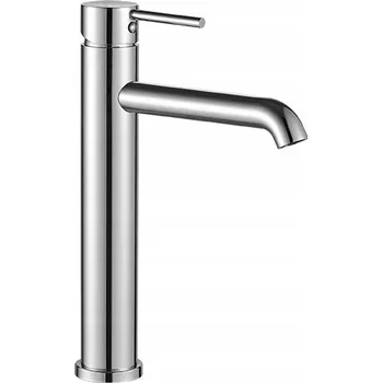 Vodovodní baterie Umyvadlová baterie stojící vysoká na desku Kuchinox stříbrná