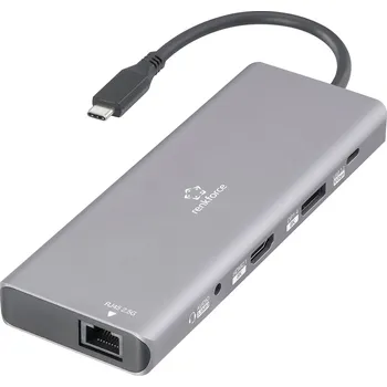 Renkforce USB-C® dokovací stanice RF-DKS-905 10-in-1 8K PD 3.1 Vhodné pro značky (dokovací stanice pro notebook): univerzální napájení USB-C®