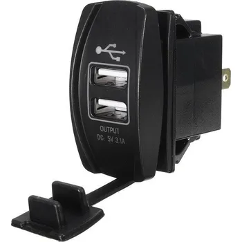 Přístupový systém Napájecí zdířka 2x USB - typ Carling