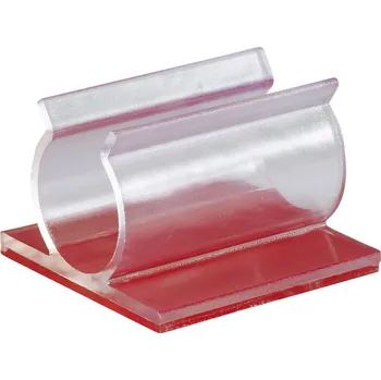 Stahovací páska TRU COMPONENTS 93014c470a úchytka samolepicí 1386636 Průměr kabelového svazku (rozsah) 12.70 mm (max) transparentní 1 ks