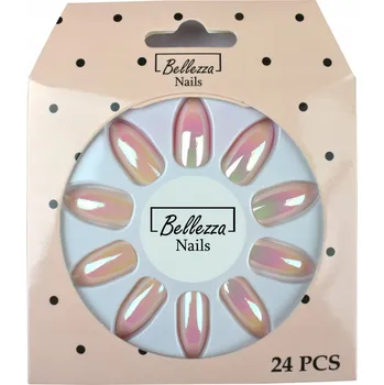 umělá květina TIPSY NA NEHTY UMĚLÉ DUHOVÉ -24ks - ZU3