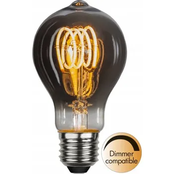 Žárovka LED žárovka s černým sklem A60 3,7W 2100K