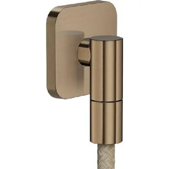 Sprchová hadice Axor Fine - Nástěnné kolínko, kartáčovaný bronz 36739140