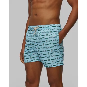 Pánské plavky Modré Pánské Plavky Mc2 Saint Barth Lighting Micro Fantasy Lig0003-01227h