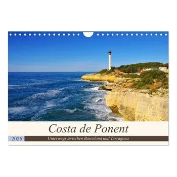 Cestování Costa de Ponent - Unterwegs zwischen Barcelona und Tarragona (Wandkalender 2026 DIN A4 quer), CALVENDO Monatskalender - Lianem, K. A.