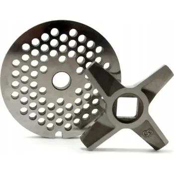 Kuchyňský mlýnek Oboustranný Nůž a 4mm síto pro mlýnek na maso Zelmer Č. 8